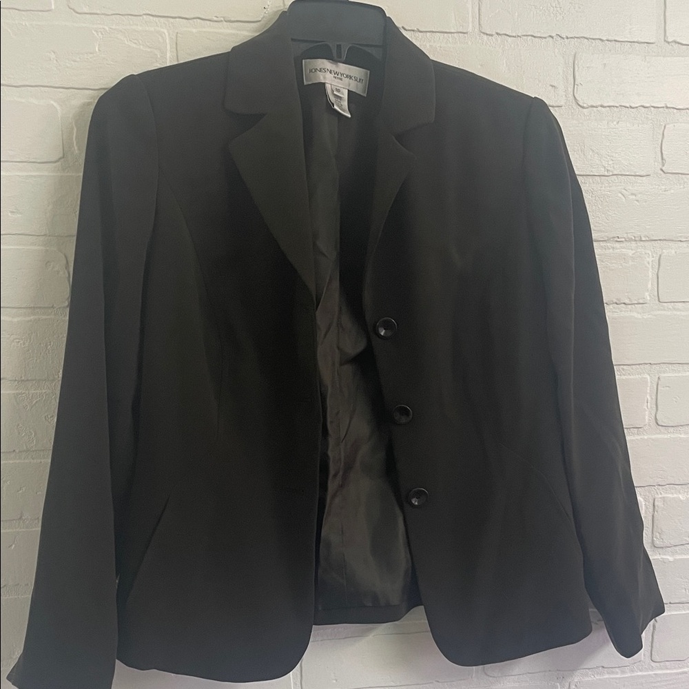 Jones New York Elegant Dark Jacket